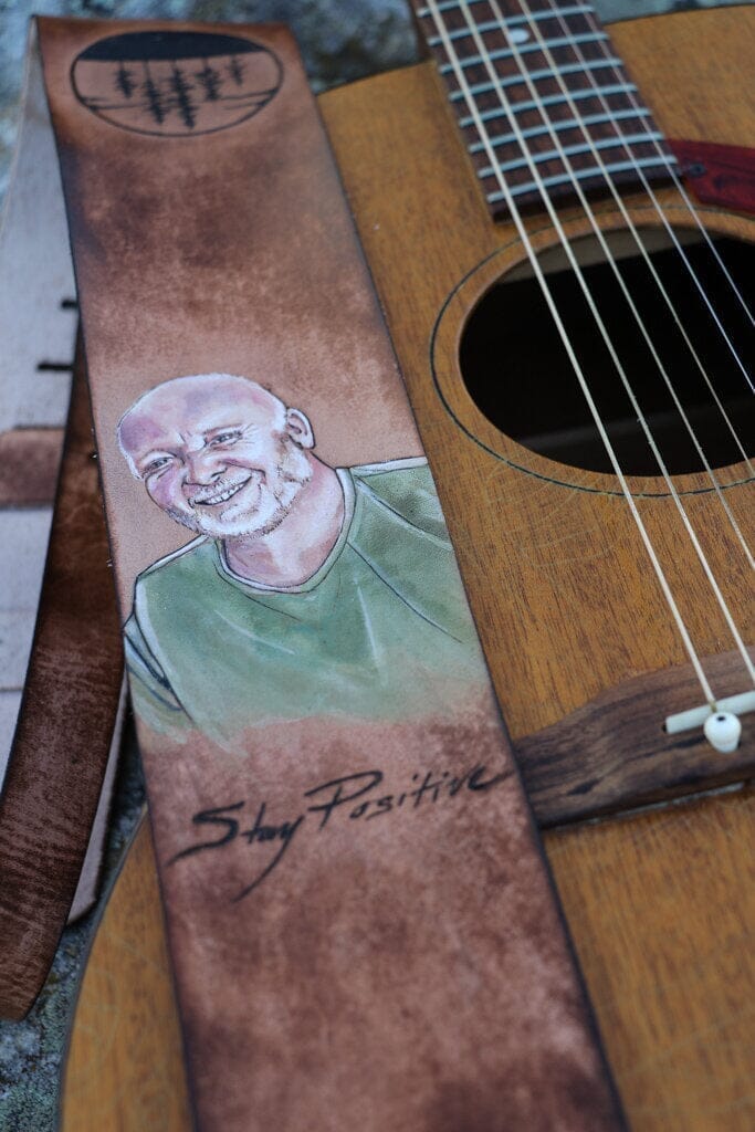 A Father's Portrait Guitar Strap