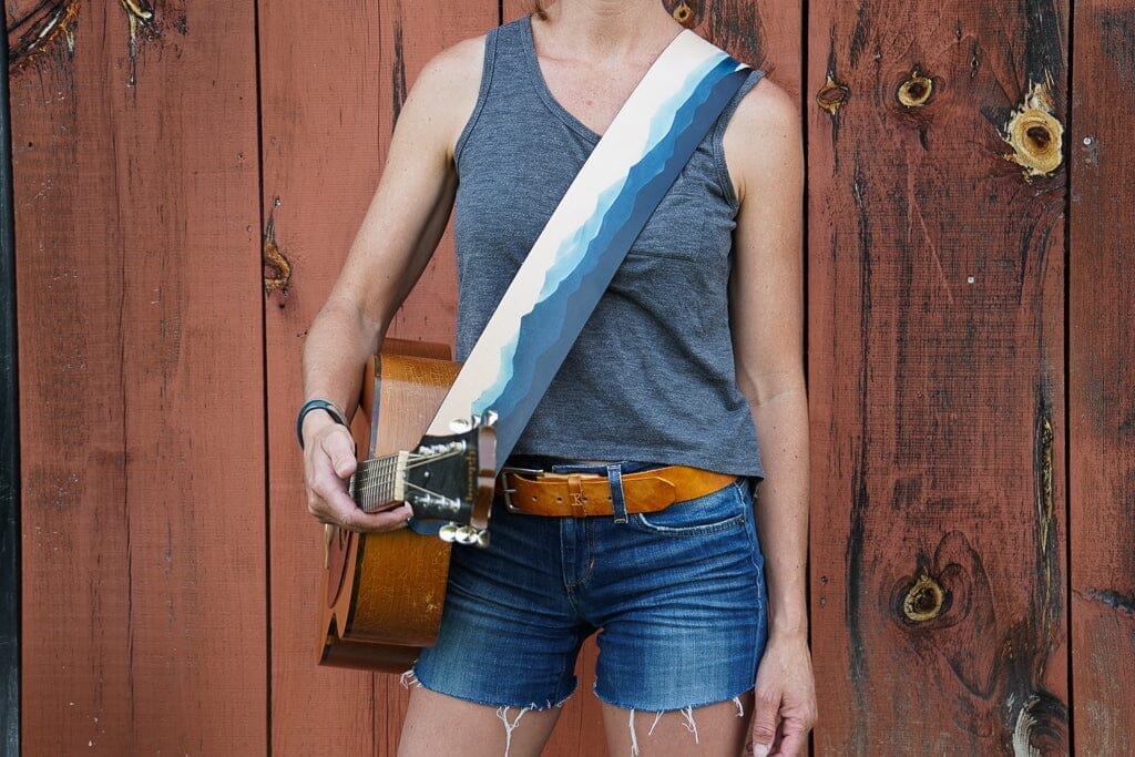 Blue Ridge Mountains Guitar Strap