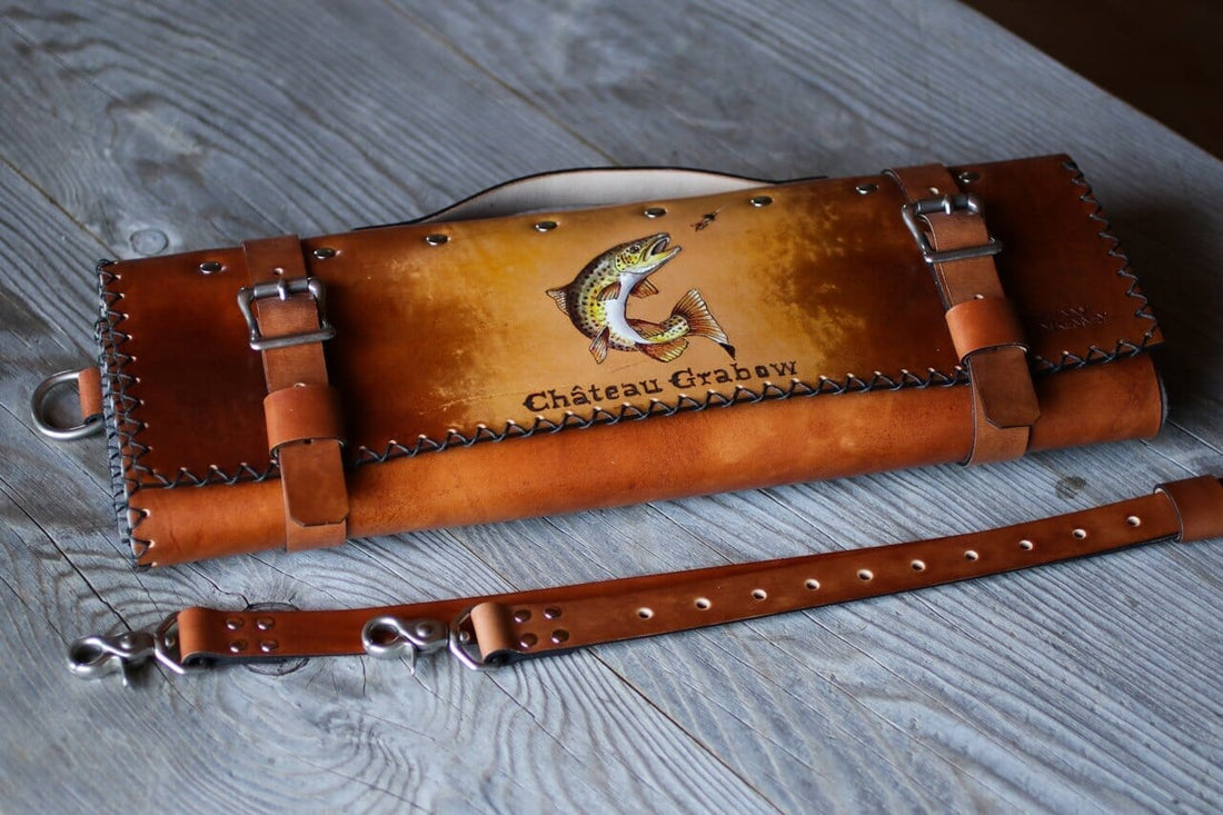 Chateau Grabow Custom Leather Knife Roll