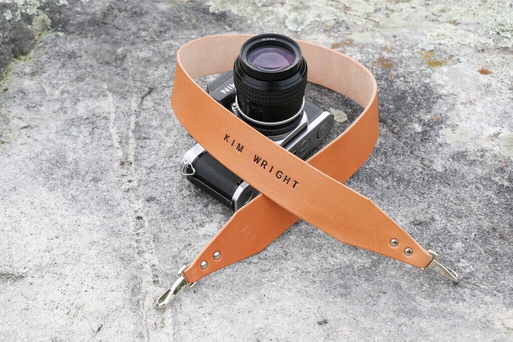 Custom Italian Leather Camera Strap
