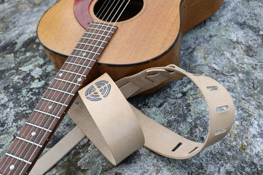 Custom Italian Leather Guitar Strap