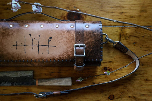 Custom Leather Knife Roll