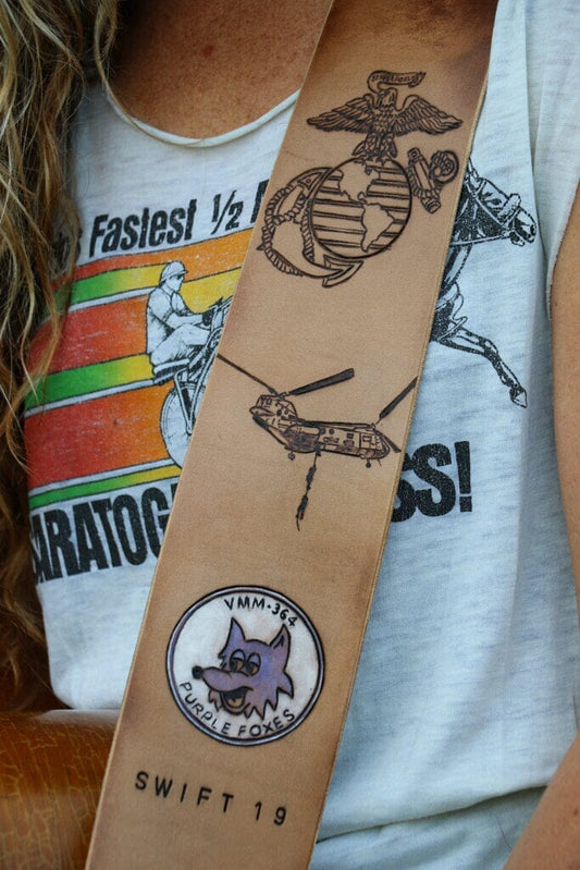 Custom USMC Guitar Strap