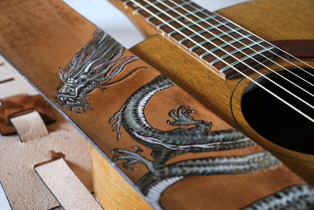 Dragon Guitar Strap