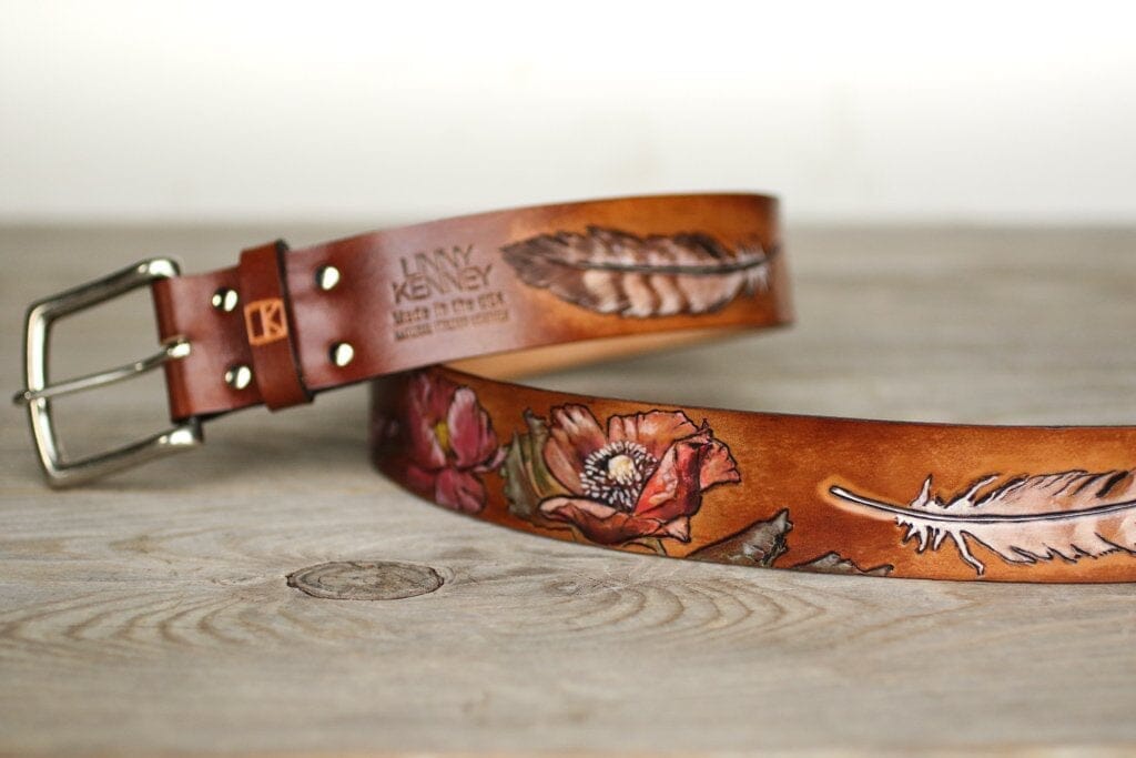 Feathers and Flowers Belt