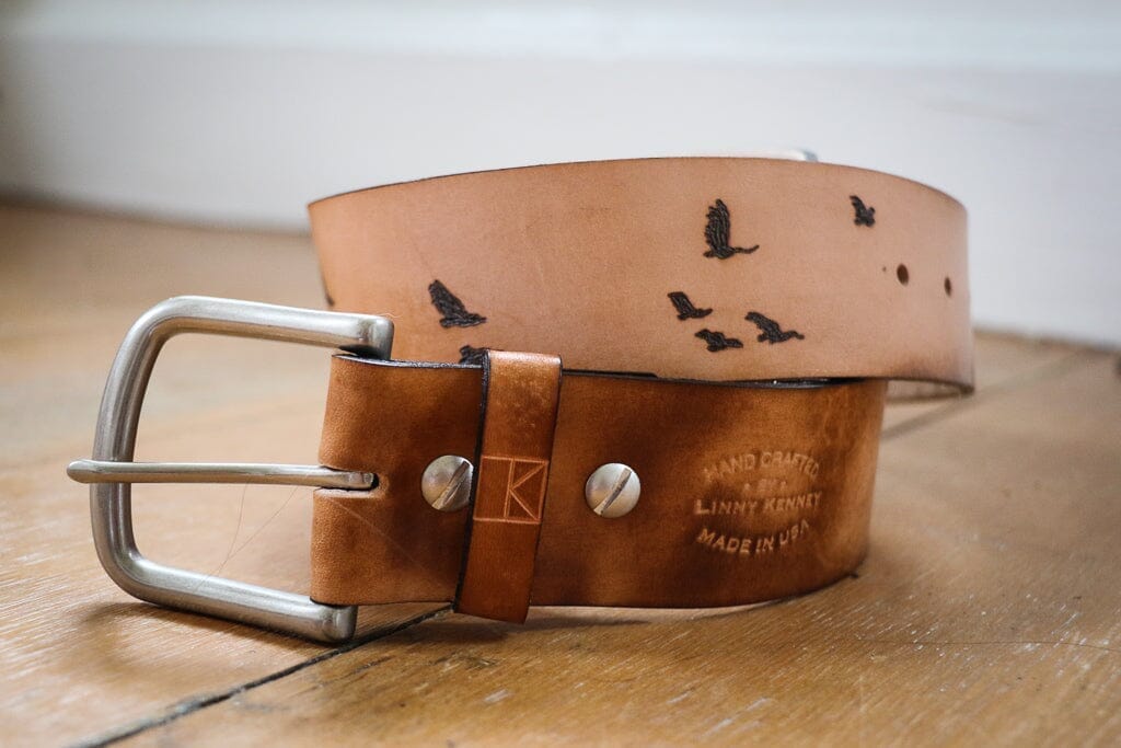 Forest to Ravens Custom Leather Belt