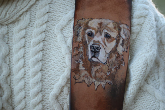 Golden Retriever Guitar Strap