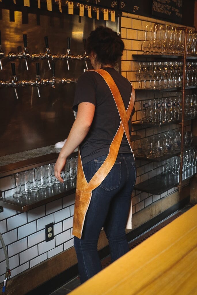 Leather Apron in Timber
