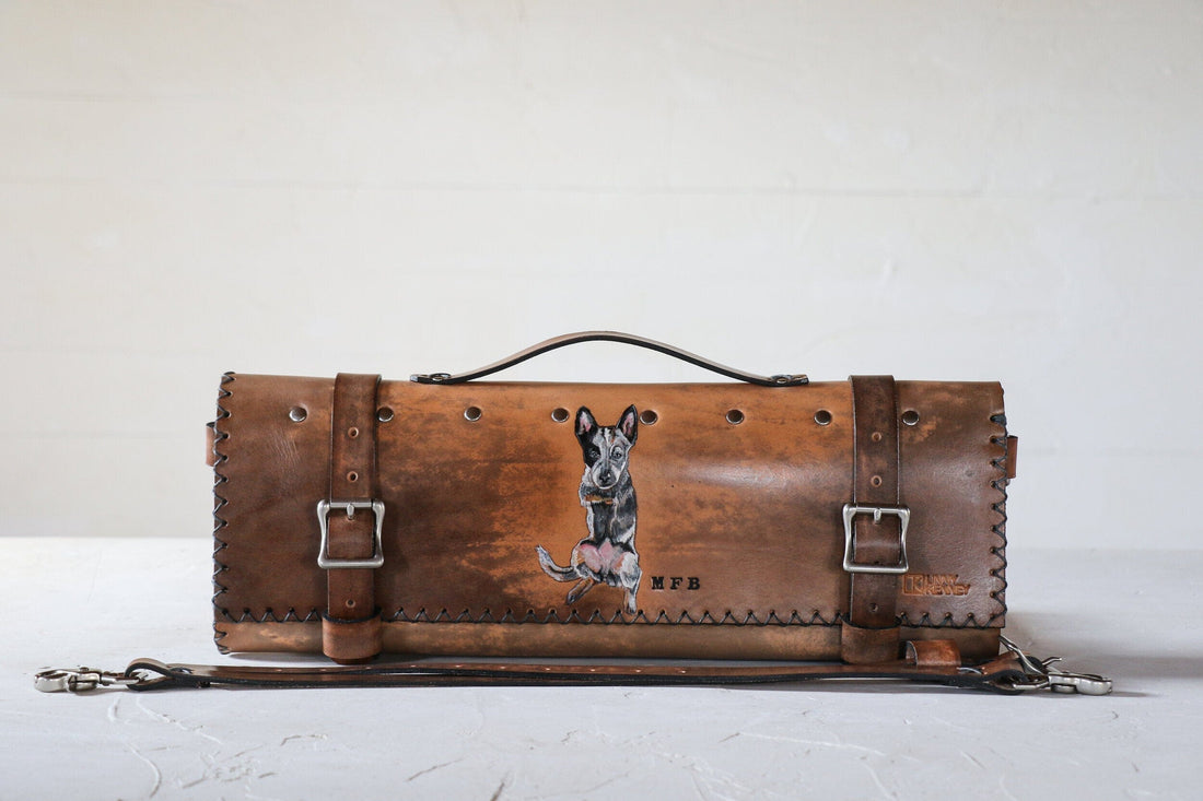 Little Miss Hope Custom Chef's Knife Roll
