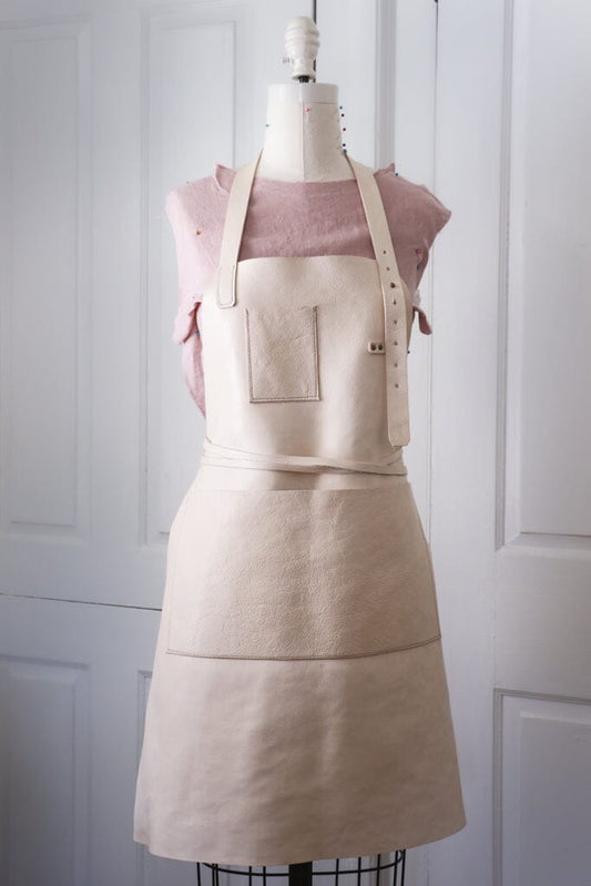 Natural Leather Baker's Apron (special order)