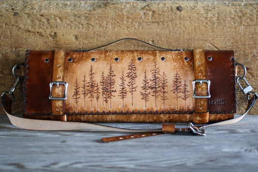 Pine Forest Knife Roll