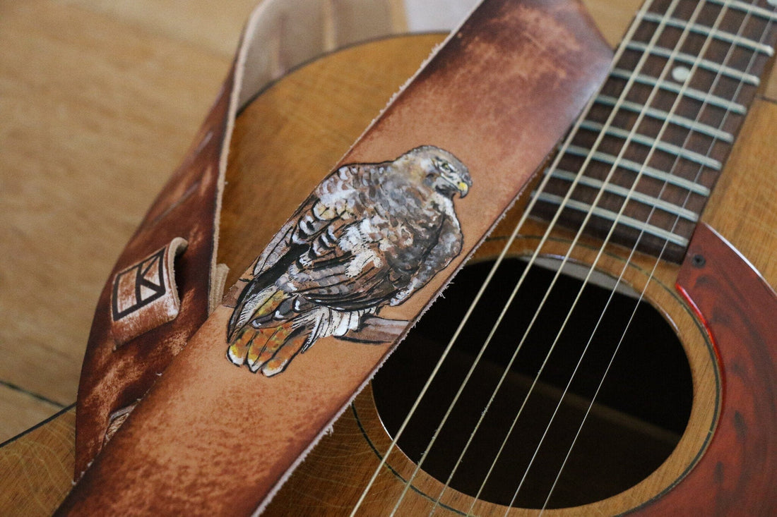 Red-tailed Hawk Guitar Strap