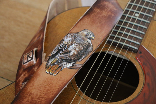 Red-tailed Hawk Guitar Strap