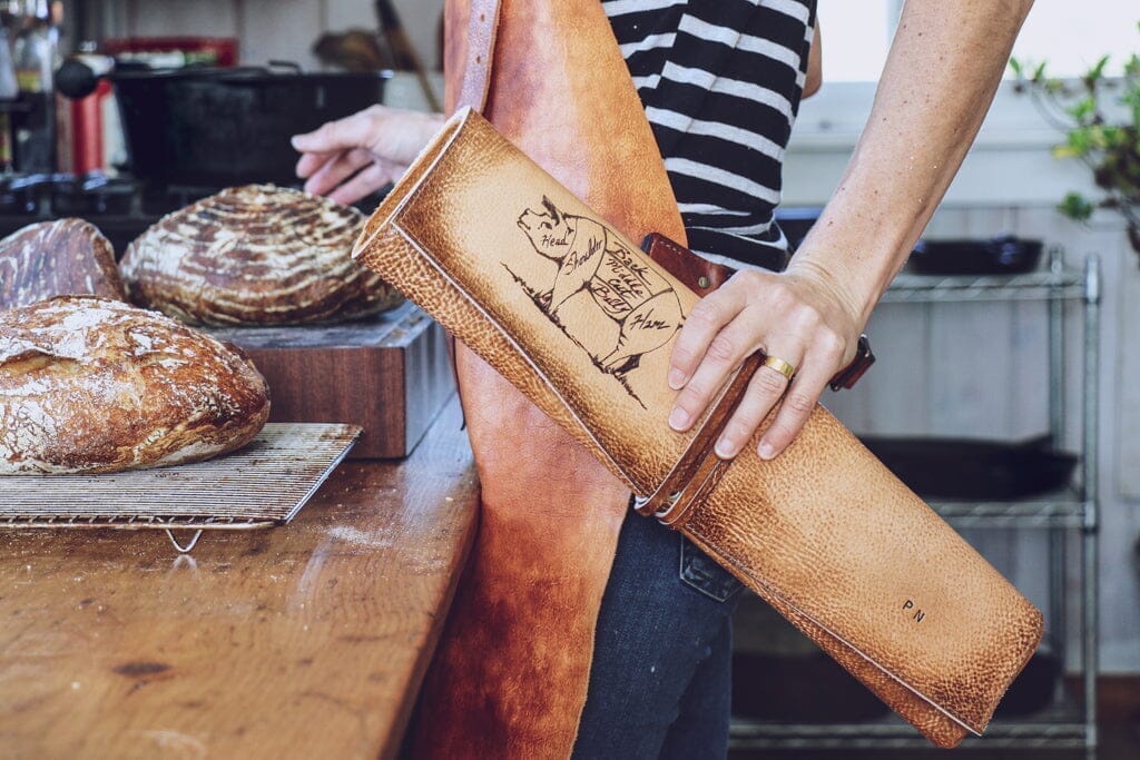The Butcher's Knife Wrap (with initials)