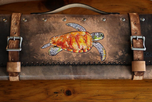 Turtle and Felix the Cat Knife Roll