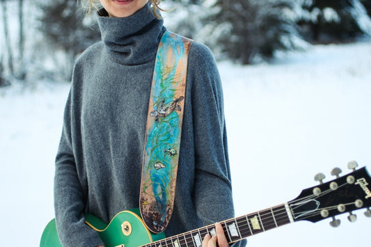 Under The Sea Custom Guitar Strap