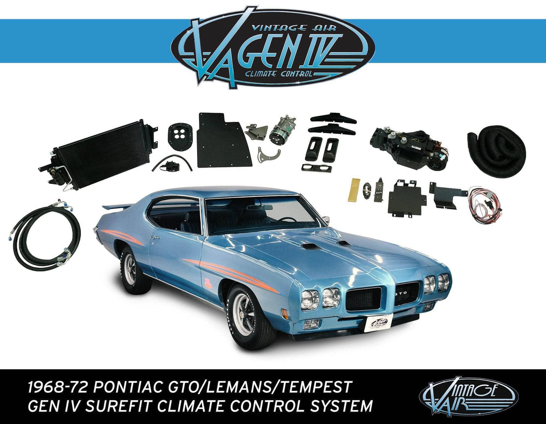 VINTAGE AIR RELEASES NEW SUREFIT CLIMATE CONTROL SYSTEMS FOR 1968-72 PONTIAC GTO/LEMANS/TEMPEST